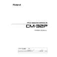 ROLAND CM-32P Owner's Manual