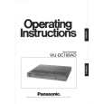 PANASONIC WJDC108AD Owner's Manual