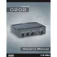 E-MU 202 Owner's Manual
