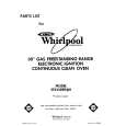 WHIRLPOOL SF335EERW0 Parts Catalog