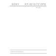 SONY KP7210PS Service Manual