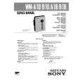 SONY WMB10 Service Manual