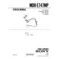 SONY MDR-E747MP Service Manual