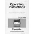 PANASONIC CQVA70EU Owner's Manual