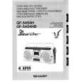 SHARP GF-5454H Owner's Manual