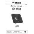 WATSON CD7506 Service Manual