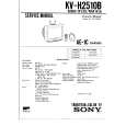 SONY KVH2510B Service Manual