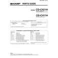SHARP CD-C411H Parts Catalog