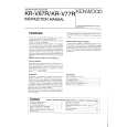 KENWOOD KRV87R Owner's Manual