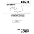 SONY D-124CK Service Manual
