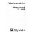FRIGIDAIRE FR1000X Owner's Manual