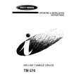TRICITY BENDIX TM570W Owner's Manual