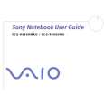 SONY PCG-R600HMKD VAIO Owner's Manual