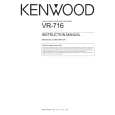 KENWOOD VR716A Owner's Manual