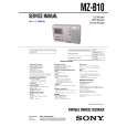 SONY MZB10 Service Manual