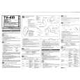 CASIO TV-410 Owner's Manual
