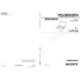 SONY PCGSR5K Owner's Manual