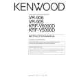 KENWOOD VR906 Owner's Manual