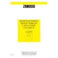 ZANUSSI FJS1094 Owner's Manual