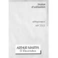 ARTHUR MARTIN ELECTROLUX AR2322W Owner's Manual