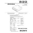 SONY XR-C6120 Owner's Manual