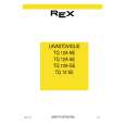 REX-ELECTROLUX TQ12A-NE Owner's Manual