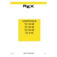 REX-ELECTROLUX TQ12A-NE Owner's Manual