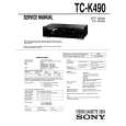 SONY TCK490 Service Manual