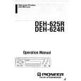 PIONEER DEH-625R Owner's Manual