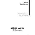 ARTHUR MARTIN ELECTROLUX CE6038-1 Owner's Manual