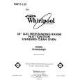 WHIRLPOOL SF300BSRW0 Parts Catalog