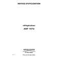 ARTHUR MARTIN ELECTROLUX ARP1672 Owner's Manual
