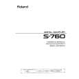 ROLAND S-760 Owner's Manual