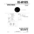 SONY XSAR1025 Service Manual