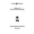 VOSS-ELECTROLUX DEK205-9 Owner's Manual