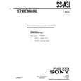 SONY SSA3J Service Manual