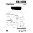 SONY STRDE215 Service Manual
