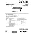 SONY XM4301 Service Manual