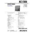 SONY MZE909 Service Manual