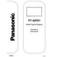 PANASONIC PT42PD1 Owner's Manual