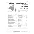 SHARP UX-D50 Service Manual