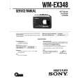 SONY WM-EX348 Service Manual