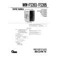 SONY WM-FS393 Service Manual