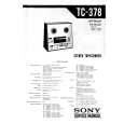 SONY TC387 Service Manual