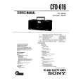 SONY CFD-616 Service Manual
