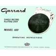GARRARD 4HF Owner's Manual