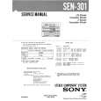 SONY SEN301 Service Manual