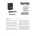 PANASONIC WSA240 Owner's Manual