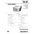 SONY TAN1 Service Manual