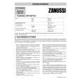 ZANUSSI ZWN286 Owner's Manual
